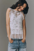 Load image into Gallery viewer, By Anthropologie Mesh Layered Printed Top
