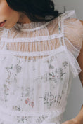 Load image into Gallery viewer, By Anthropologie Mesh Layered Printed Top
