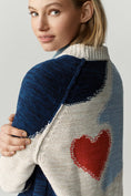 Load image into Gallery viewer, Pilcro Long-Sleeve Oversized Crew-Neck Cotton Sweater
