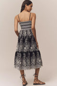 Load image into Gallery viewer, By Anthropologie Sleeveless Sweetheart Tiered Midi Dress
