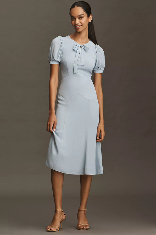 Reformation Delia Bow Midi Dress