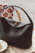 Load image into Gallery viewer, Melie Bianco Lana Black Vegan Leather Crossbody Bag
