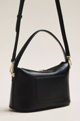 Load image into Gallery viewer, Melie Bianco Lana Black Vegan Leather Crossbody Bag
