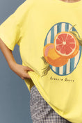 Load image into Gallery viewer, Elizabeth Rachael x Anthropologie Short-Sleeve Grapefruit Graphic Tee
