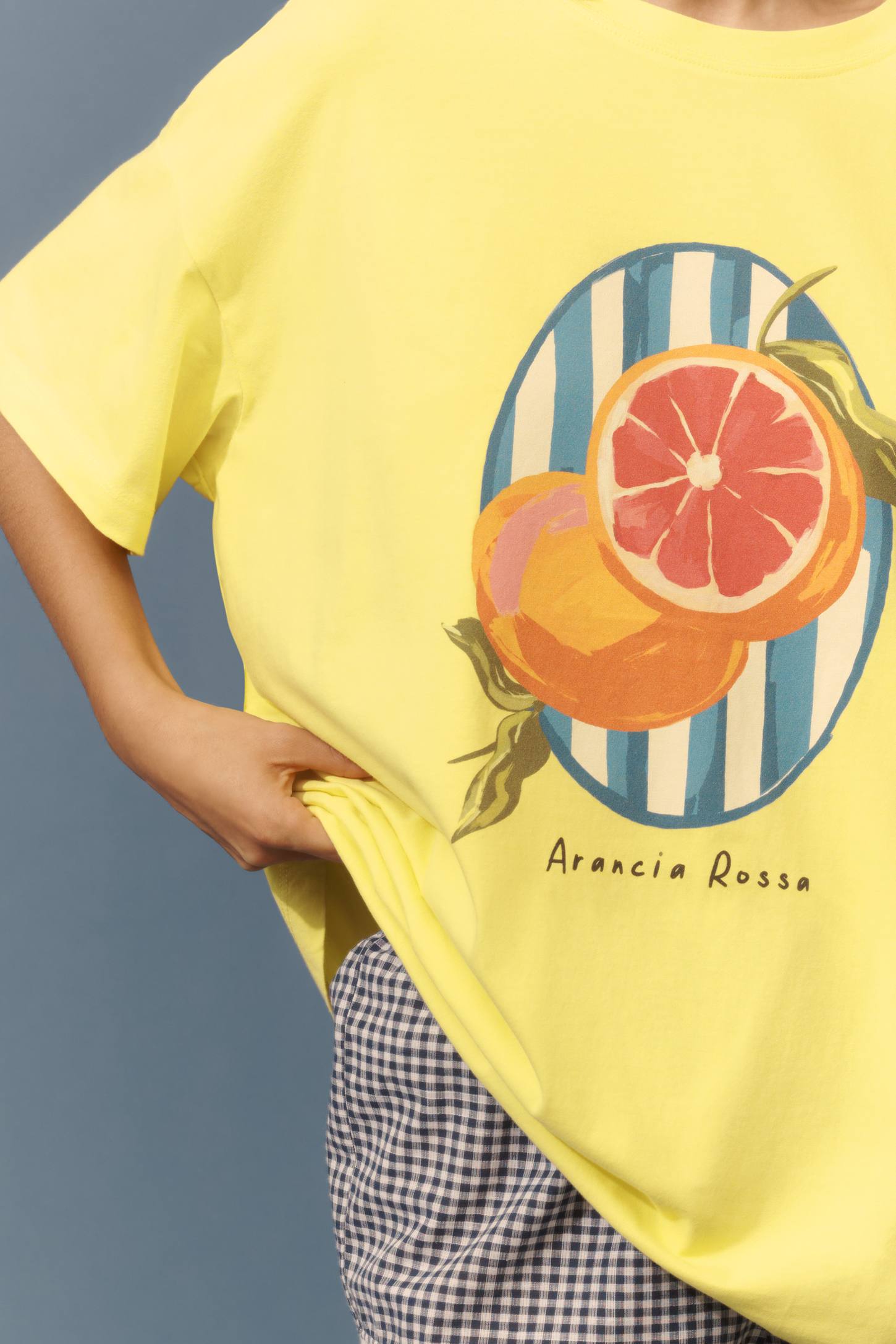 Elizabeth Rachael x Anthropologie Short-Sleeve Grapefruit Graphic Tee