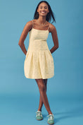 Load image into Gallery viewer, Damson Madder Iris Sleeveless Embroidered Mini Dress
