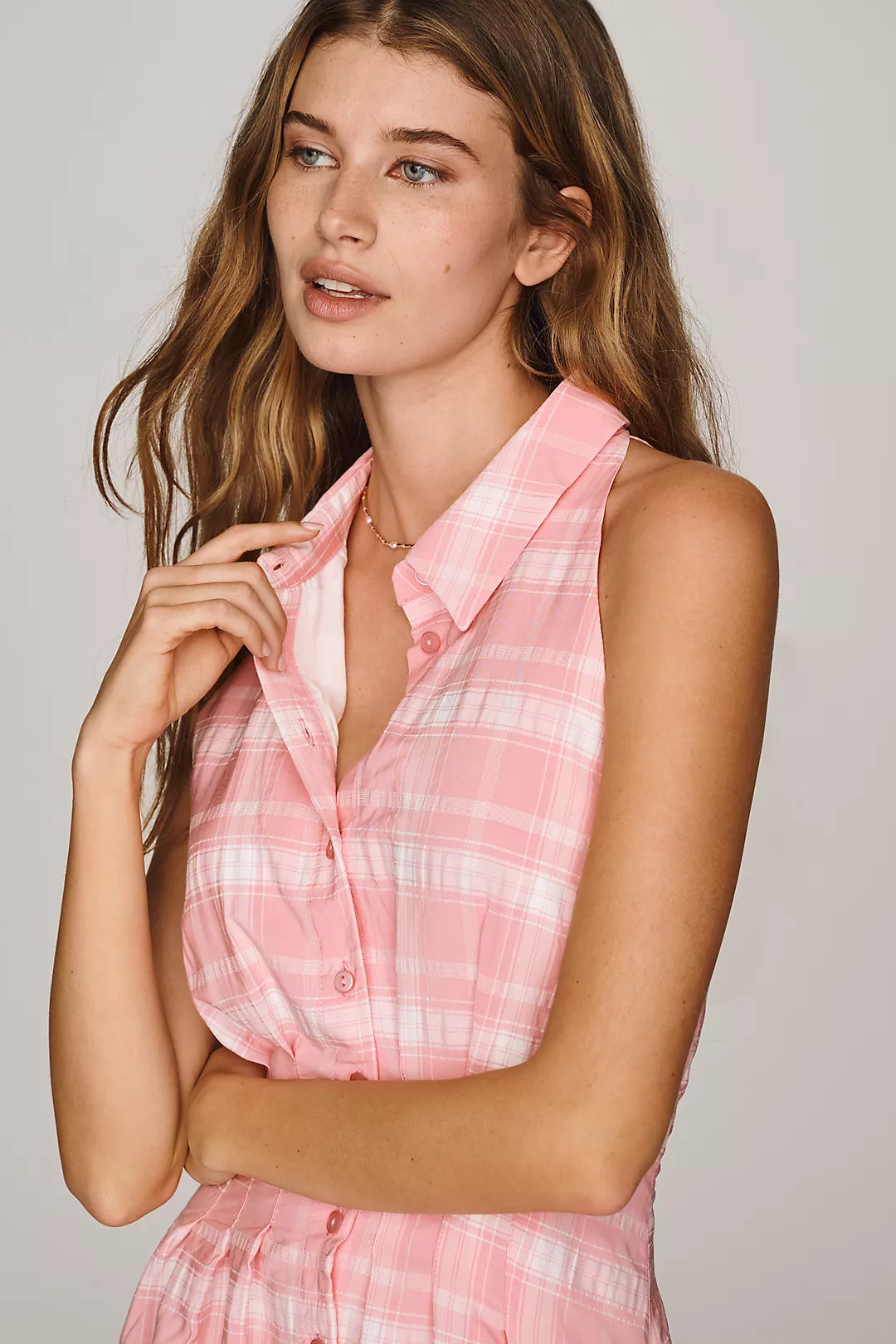 Tobie Mini Shirtdress by Exquise