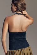 Load image into Gallery viewer, Pilcro Sleeveless Zip-Front Denim Top
