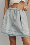 Load image into Gallery viewer, Pilcro Reworked Denim Mini Skirt
