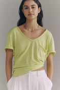 Load image into Gallery viewer, Pilcro Quinn Drapey V-Neck Tee
