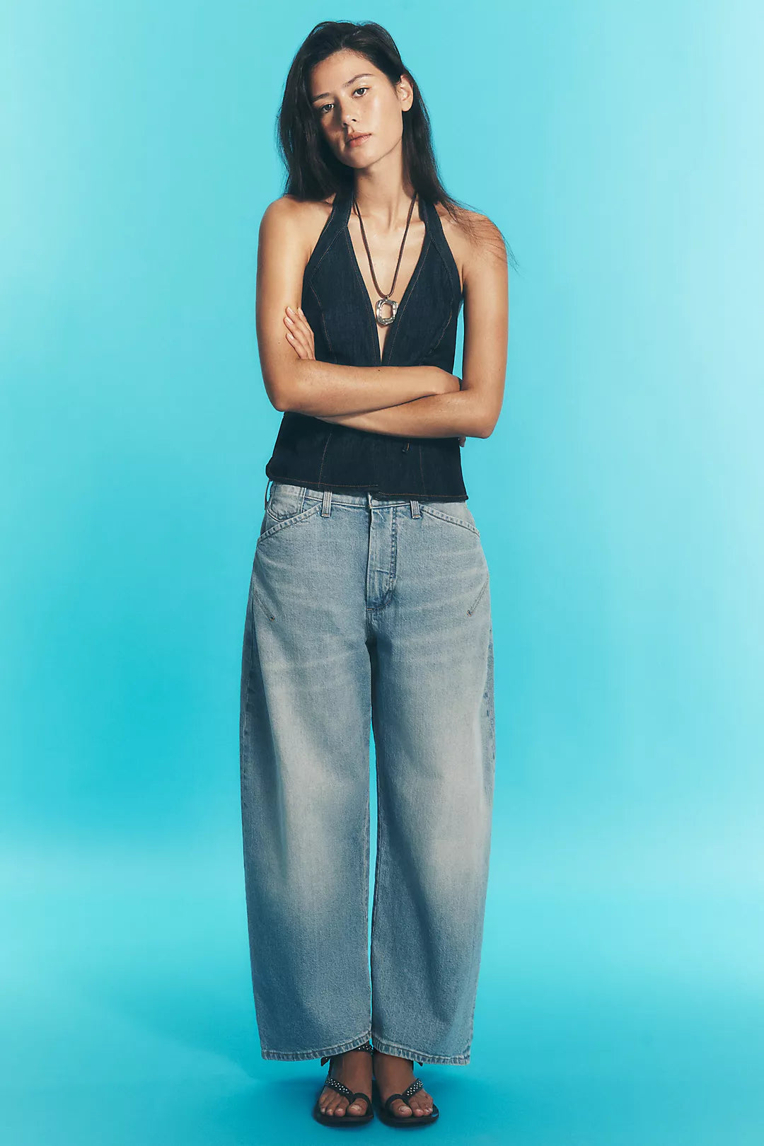Pilcro Kayden High-Rise Carpenter Barrel Jeans