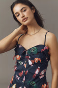 Load image into Gallery viewer, Maeve Printed Buttondown Mini Dress
