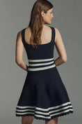 Load image into Gallery viewer, Maeve Sleeveless Square-Neck A-Line Sweater Dress
