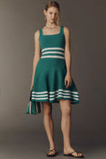 Load image into Gallery viewer, Maeve Sleeveless Square-Neck A-Line Sweater Dress
