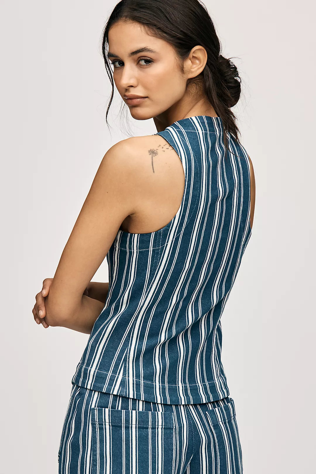 Halsey Slim Button-Front Vest