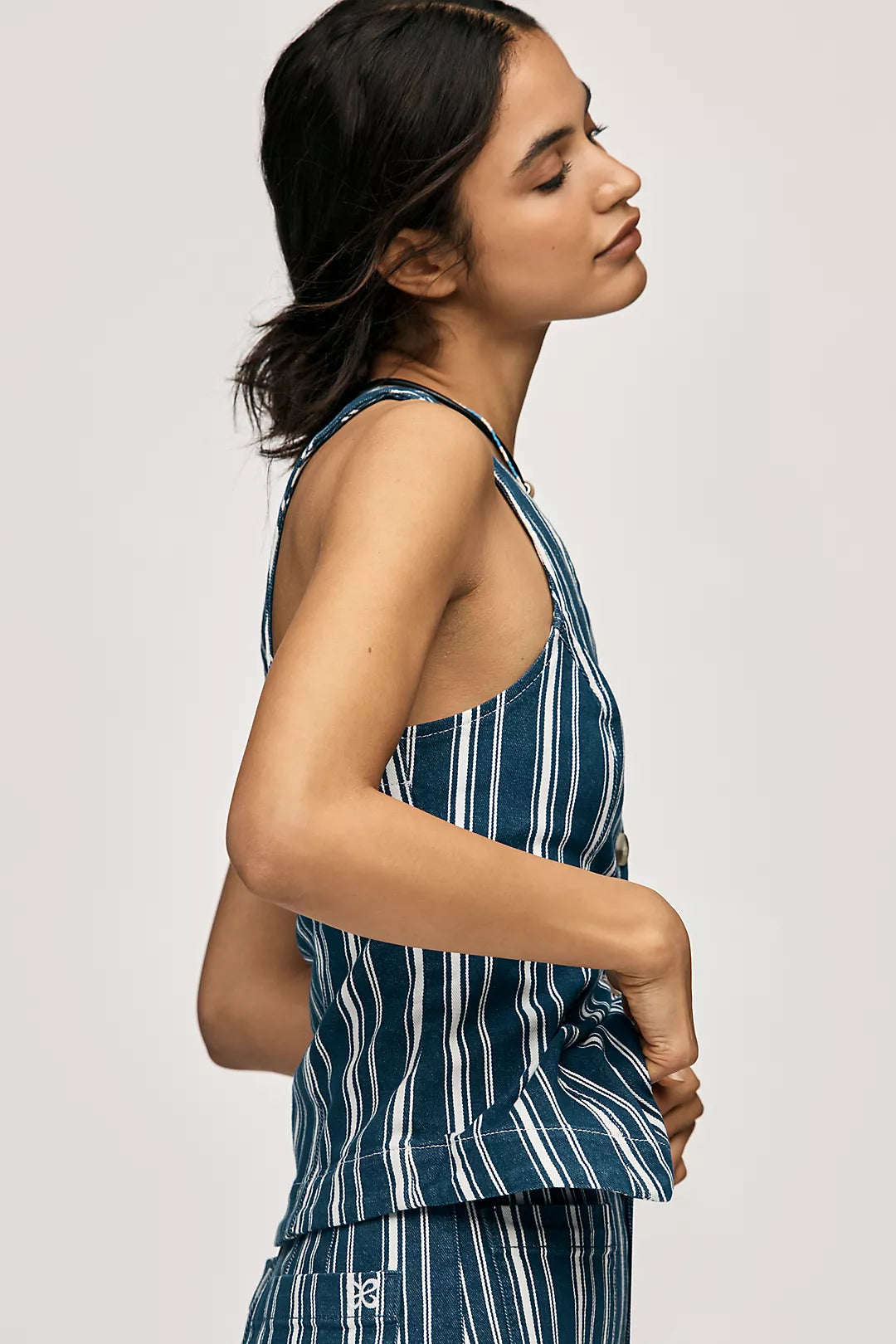 Halsey Slim Button-Front Vest