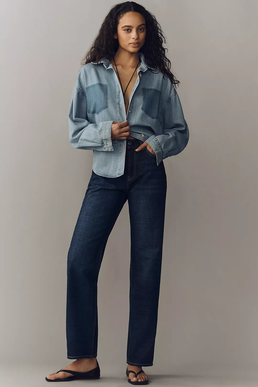 AG Sydney High-Rise Relaxed Stovepipe Jeans