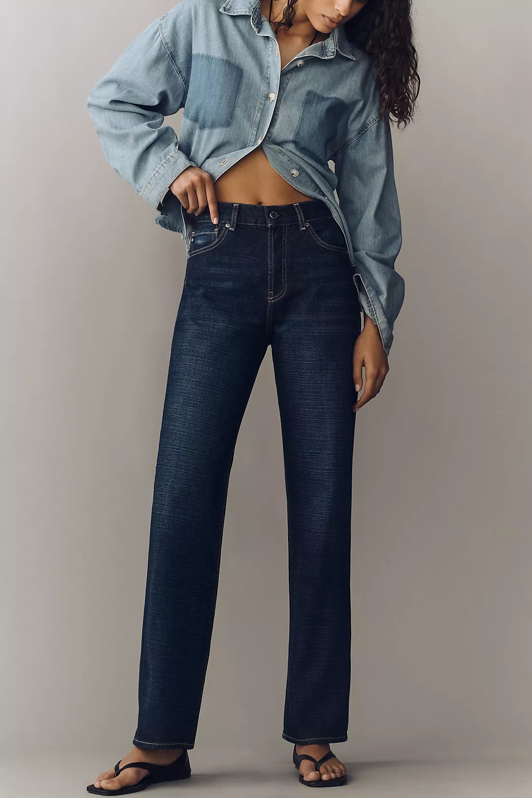 AG Sydney High-Rise Relaxed Stovepipe Jeans