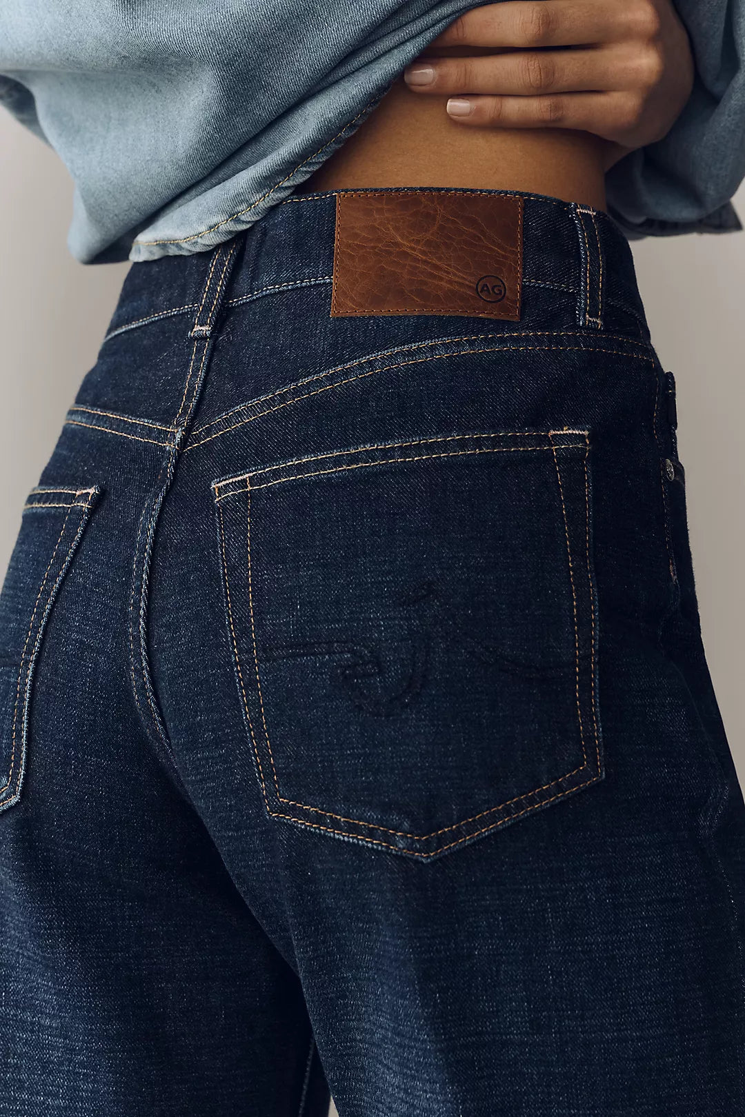 AG Sydney High-Rise Relaxed Stovepipe Jeans