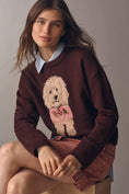Load image into Gallery viewer, Maeve Crew-Neck Dog Icon Pullover Sweater
