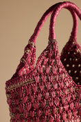 Load image into Gallery viewer, Gradient Beach Raffia Hobo Bag
