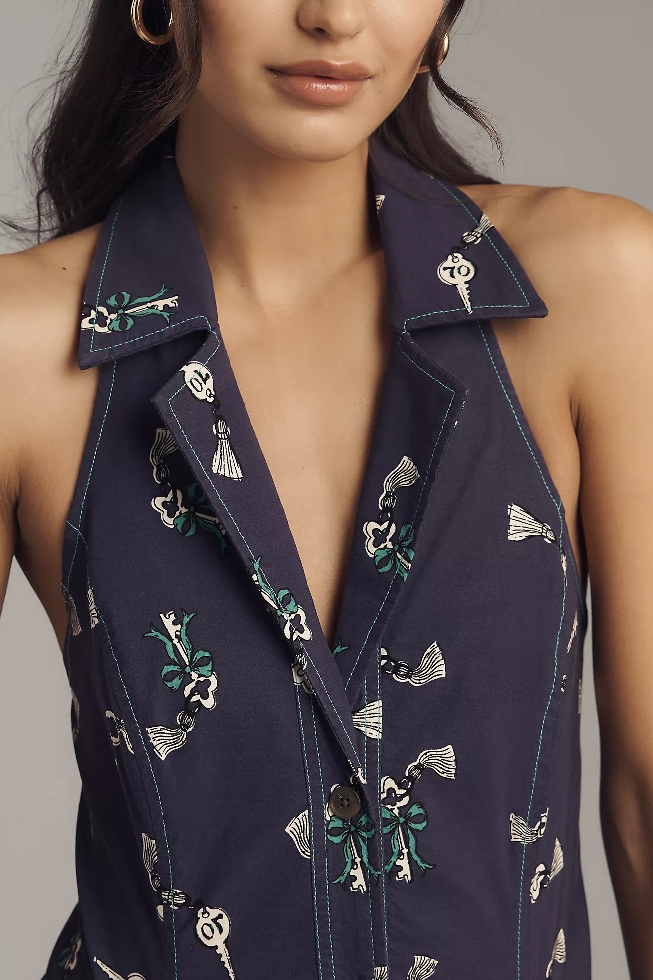 The Amelia Collared Mini Dress by Maeve