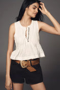 Load image into Gallery viewer, The Lottie Pleated Linen Tank
