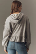 Load image into Gallery viewer, Pilcro Drop-Shoulder Flounce Hoodie

