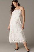 Load image into Gallery viewer, Maude Club Plus Cotton Ciel Eyelet Midi Dress
