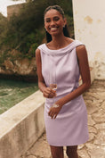 Load image into Gallery viewer, Mare Mare Draped Satin Mini Dress
