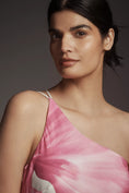 Load image into Gallery viewer, By Anthropologie One-Shoulder Asymmetric Floral Maxi Dress
