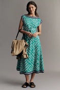 Load image into Gallery viewer, Maeve Sleeveless Hanky-Hem Midi Dress
