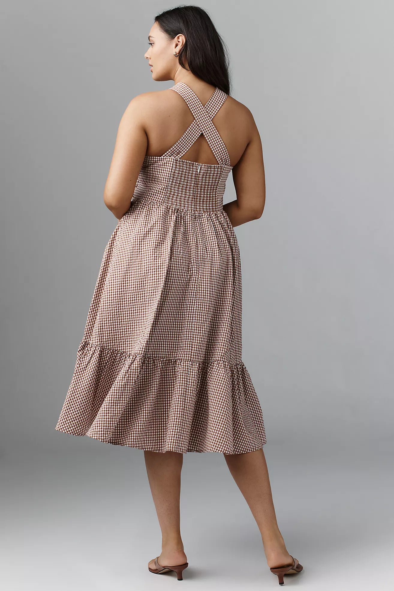 Maeve Halter Bow-Front Midi Dress Maeve Halter Bow-Front Midi Dress