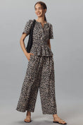 Load image into Gallery viewer, The Somerset Printed-Linen Pull-On Pants
