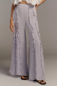 Load image into Gallery viewer, By Anthropologie Sheer Ruffle Flare Pants
