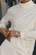 Load image into Gallery viewer, Back When 100% Cotton Mock-Neck Pullover
