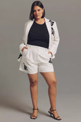 Load image into Gallery viewer, Dolan Left Coast Linen Blend Floral Embroidered Shorts
