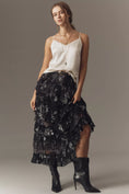 Load image into Gallery viewer, By Anthropologie Ruffled Tulle Petticoat Maxi Skirt
