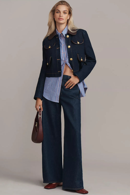 Avec Les Filles Denim Lady Jacket
