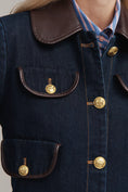 Load image into Gallery viewer, Avec Les Filles Denim Lady Jacket
