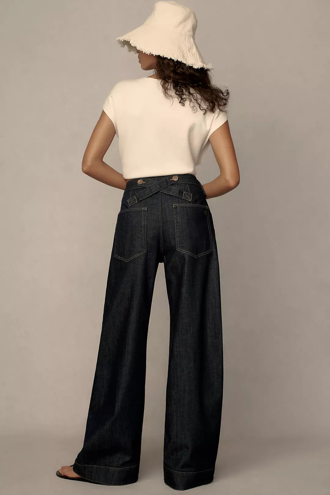 The Myra Low-Rise Tapered Jeans by Pilcro: Puddle Edition