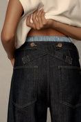 Load image into Gallery viewer, The Myra Low-Rise Tapered Jeans by Pilcro: Puddle Edition

