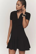 Load image into Gallery viewer, Maeve Short-Sleeve Polo Mini Dress
