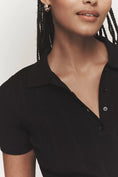 Load image into Gallery viewer, Maeve Short-Sleeve Polo Mini Dress
