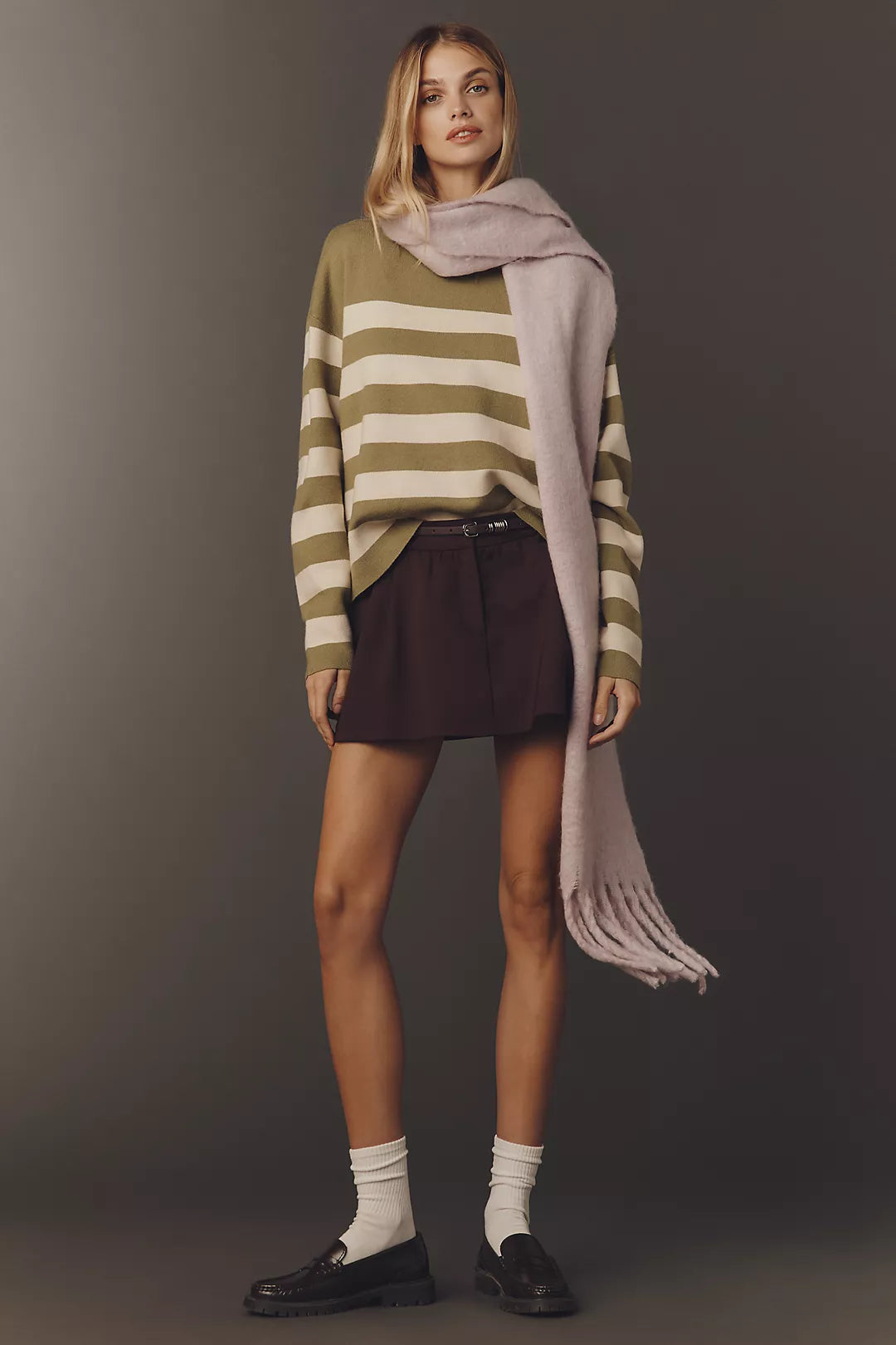 The Carys Mock-Neck Sweater by Maeve