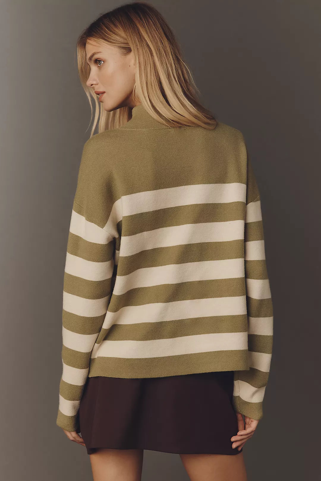 The Carys Mock-Neck Sweater by Maeve