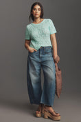 Load image into Gallery viewer, By Anthropologie Crochet Stitched Sweater Tee
