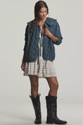 Load image into Gallery viewer, The Hazel Quilted Chambray Jacket by Maeve

