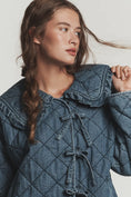 Load image into Gallery viewer, The Hazel Quilted Chambray Jacket by Maeve
