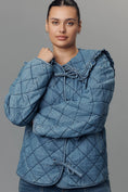 Load image into Gallery viewer, The Hazel Quilted Chambray Jacket by Maeve
